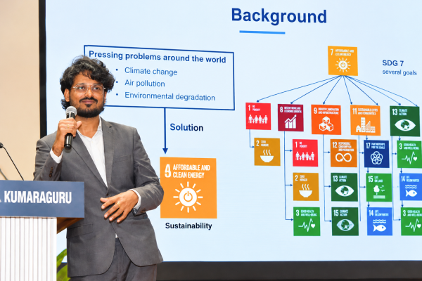 Dr. Rajvikram Madurai Ilavarasan, Professor, Griffith University, Australia, conducted a Master Class and Faculty Engagement sessions on renewable energy and current research trends on a global scale.