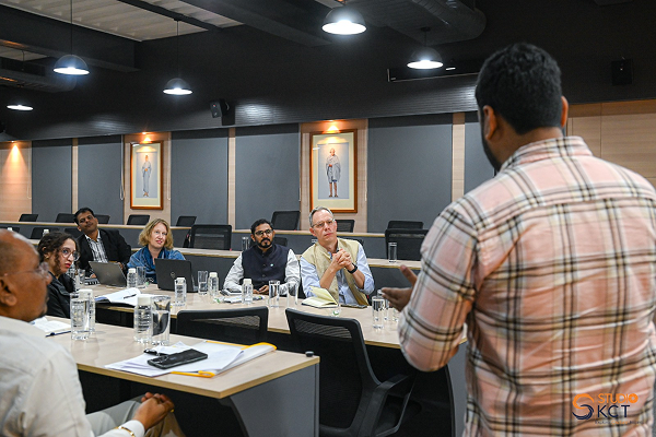 The Environmental Defense Fund (EDF) Global Team visited Kumaraguru to evaluate the progress of the project climate-smart dairy adoption